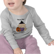 Baby för fest för Halloween pumpatrick R/ungeT-trö