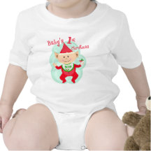 Baby första Bodysuit för julälva