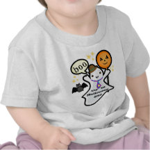 Baby första T-tröja för Halloween Kawaii spöke