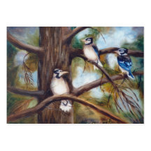 Baby Jays ArtCard Visit Kort