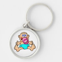 Baby Keychain Nyckel Ring