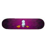 Baby med hjärtfel och Teddybear Skateboard