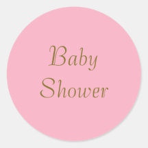 Baby shower. Klistermärkear