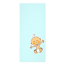 Baby shower (pojke) personliga inbjudningskort