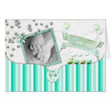 Baby shower tackar dig att card hälsnings kort