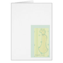 Baby shower tackar dig att card hälsningskort