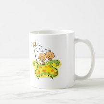 Baby shower (twillingar) kaffe koppar