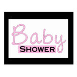 Baby shower vykort