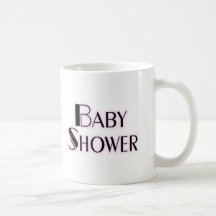 Baby showerflicka mugg