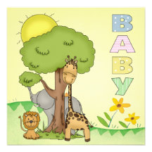 Baby showerinbjudan