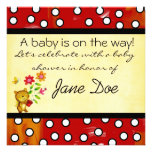 Baby showerinbjudan