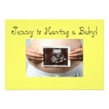 Baby showerinbjudan