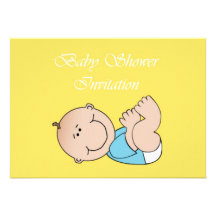Baby showerinbjudan för pojke
