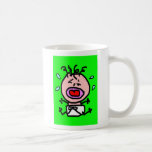 Baby showerinbjudan som förväntar en gravid bebis kaffe koppar