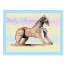 Baby showerinbjudan vykort