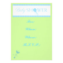 baby showerinbjudningar för pojke