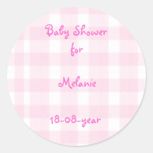Baby showerklistermärke