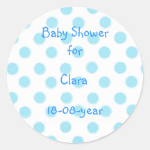 Baby showerklistermärke