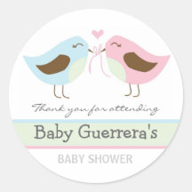 Baby showerklistermärke