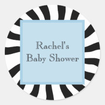Baby showerkuvertet förseglar klistermärke