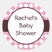 Baby showerkuvertet förseglar klistermärken