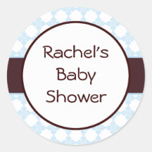 Baby showerkuvertet förseglar klistermärken