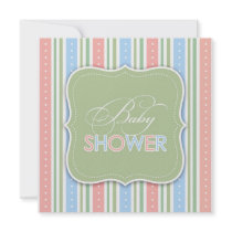 Baby showerlägenhetinbjudan