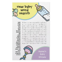 Baby showerlek - ordsökande