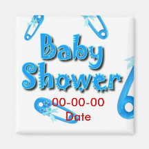 Baby showermagnet magneter för kylskåp
