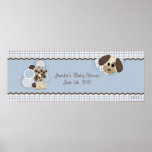 Baby showervalpbaner affisch