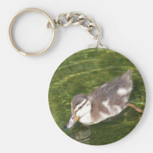 Babyanka som simmar Keychain Nyckel Ringar