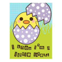 Babychickpåskägg Vykort