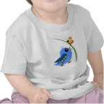 Babyfågeln och fjärilsspädbarnT-tröja