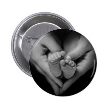 babyfeet knappar med nål