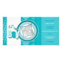 Babyfotoet cards tillkännagivande för födelse foto kort