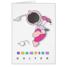 BABYGOLFARE HÄLSNINGS KORT
