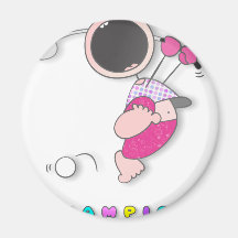 BABYGOLFARE KYLSKÅPS MAGNETER