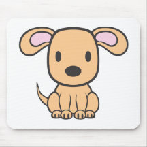 Babyhundtecknad Musmatta