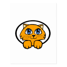 Babykattungetecknad Vykort