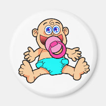 Babymagnet Kylskåpmagneter