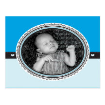 Babymeddelande Vykort