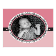 Babymeddelande Vykort