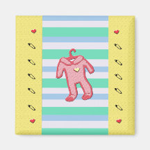 BabyPJS magnet Kylskåpmagneter