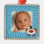 Babys första foto julgransdekorationer