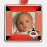 Babys första foto julgranskula