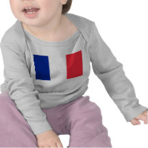 BabyT-tröja med flagga av frankriken
