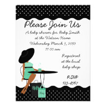 BabyTea Anpassade Inbjudningskort