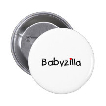 Babyzilla Knapp Med Nål