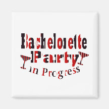 Bachelorette party kylskåps magneter