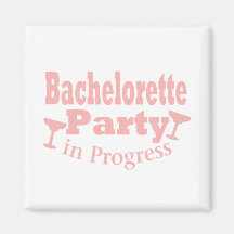 Bachelorette party kylskåpsnagnet